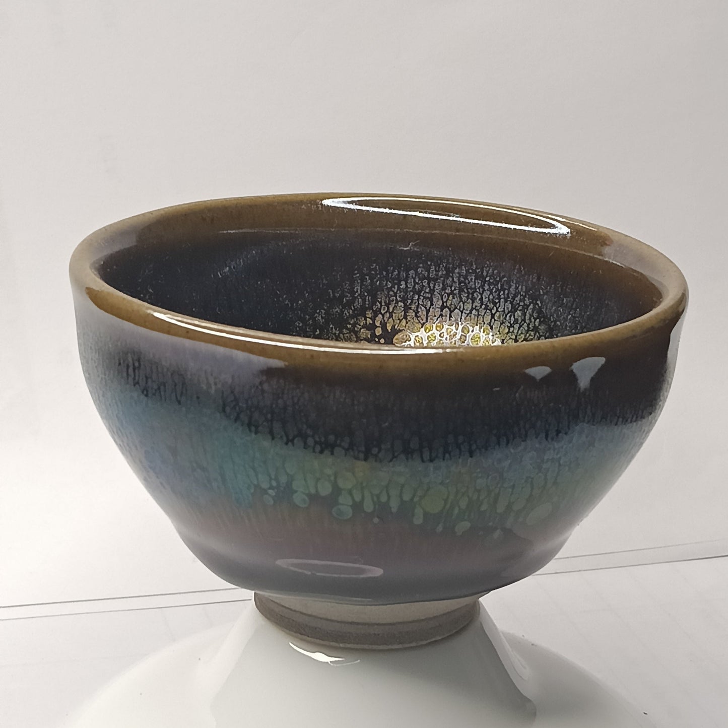 Premium Jianzhan (Tenmoku) Tea Bowls, Jian Ware, Nebula Veil 建盏 品茗茶碗 星空幻影 曜变束口盏