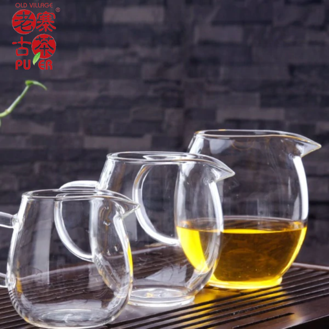 OVP borosilicate glass pitcher (450 / 600ml) - Old Village Puer 老寨古茶