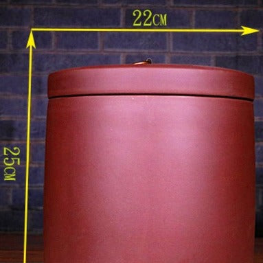 Zisha tea caddy / container, Large (9 pcs 357g teacakes,or 1.5kg loose leaves)