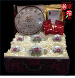 Porcelain Tea set of 6s from Jing De Zhen 景德镇 六件套装 高级礼品茶具 国色天香 - Old Village Puer 老寨古茶