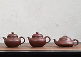 Zisha teapot Qiu Shui, handmade by artist Level 3, WANG Li-Juan王利娟（L3-2019）底槽清 秋水