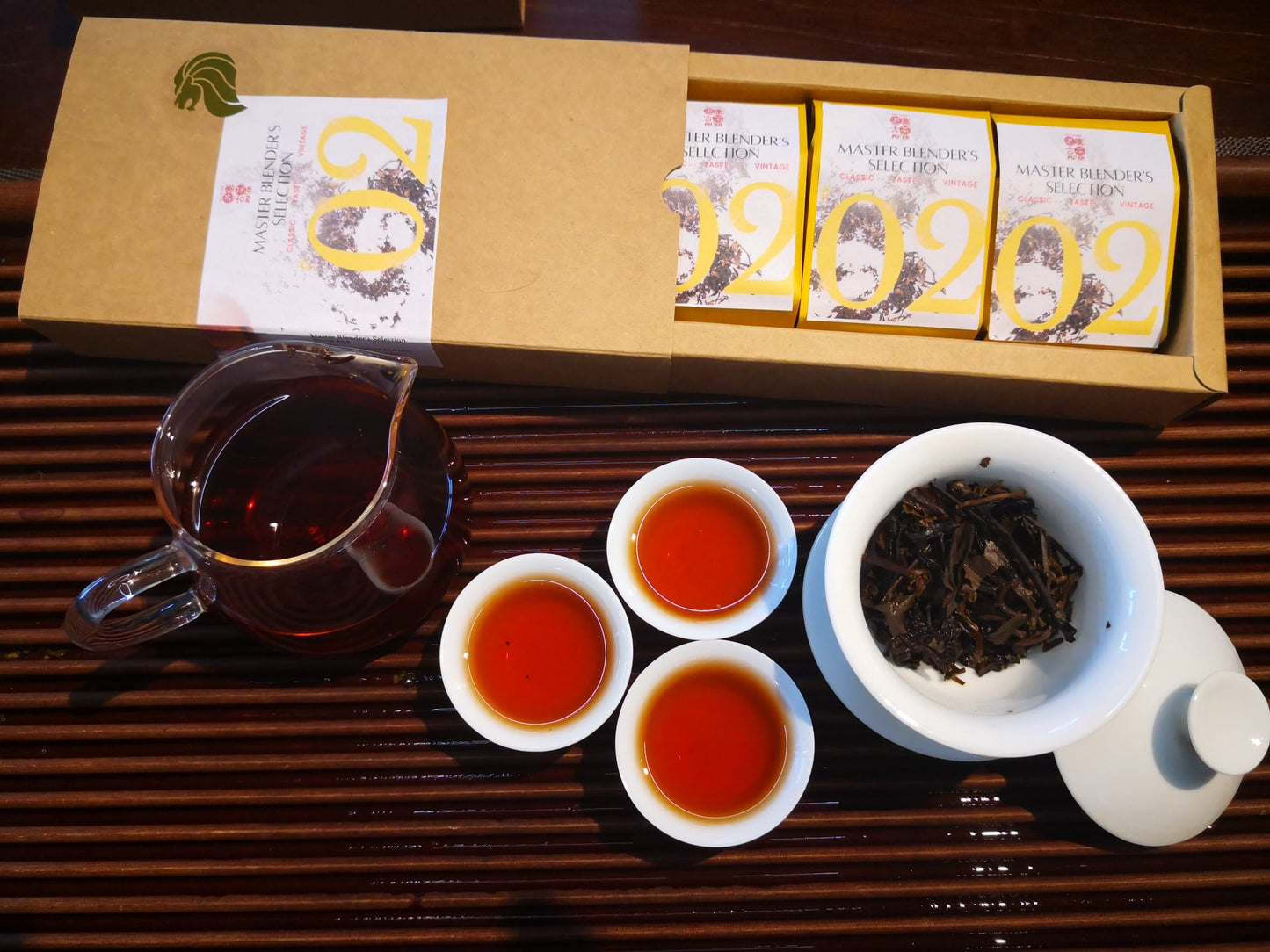 Master Blender's Selection #02, OVP Sheng PuEr 2002 茶师精配 陈年生普 - Old Village Puer 老寨古茶