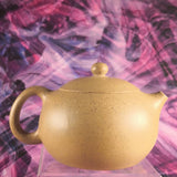 Zisha teapot Xi Shi, handmade by artist Level 4, CAO Bo 曹博 (L4-2014) 黄金段泥 紫砂壶 “西施”