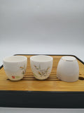 OVP white porcelain tasting cups