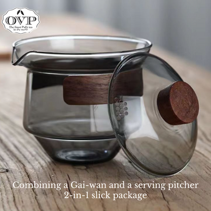 Borosilicate glass Tea Brewing Set 2-in-1 (250ml)