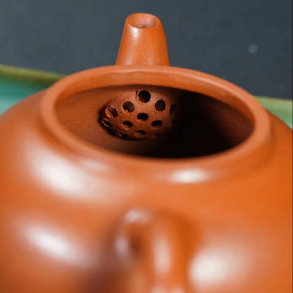 朱泥 飞云壶 紫砂壶 实力派匠人 孟兰 手作 Yixing Zisha teapot handmade by Studio Craftsmanship ZHU NI Fei Yun Shape