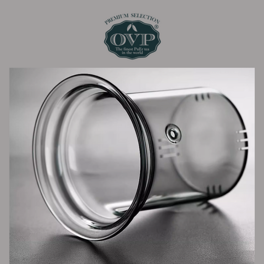 OVP Borosilicate Glass Teapot with Walnut Handle (530ml)