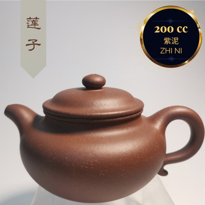 紫泥 莲子 紫砂壶 实力派匠人 徐坤鹏 手作 ZISHA TEAPOT LIAN ZI, Yixing Zisha teapot handmade by Studio Craftsmanship XU Kun Peng ZI NI