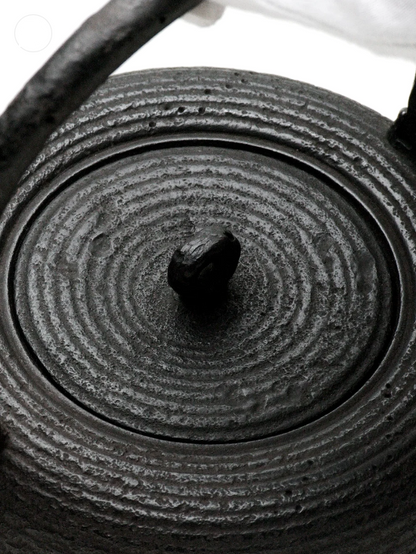 Japan Nanbu Tetsubin, Koizumi Nizaemon, Ohitomemon Uba Guchi Gata 日本南部铁瓶，御釜屋 小泉仁左衛門 十一代 大糸目姥口平丸形 供箱