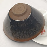 Premium Jianzhan (Tenmoku) Tea Bowls, Jian Ware, Golden Rabbit's Fur 建盏 品茗茶碗 金兔毫斗笠盏