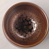 Premium Jianzhan (Tenmoku) Tea Bowls, Jian Ware, Pink Serenity 建盏 品茗茶碗 小圆满 粉金 束口盏