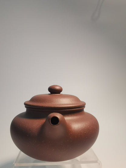 紫泥 莲子 紫砂壶 实力派匠人 徐坤鹏 手作 ZISHA TEAPOT LIAN ZI, Yixing Zisha teapot handmade by Studio Craftsmanship XU Kun Peng ZI NI