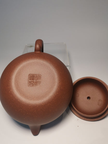 紫泥 莲子 紫砂壶 实力派匠人 徐坤鹏 手作 ZISHA TEAPOT LIAN ZI, Yixing Zisha teapot handmade by Studio Craftsmanship XU Kun Peng ZI NI