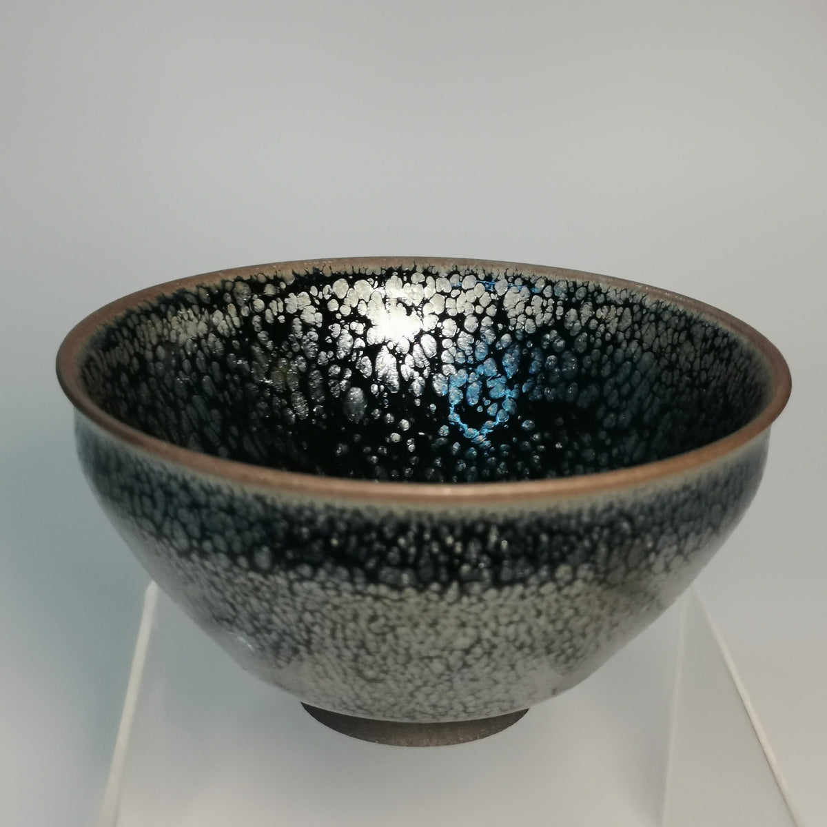 Sun Jianxing Oil Drop Jianzhan Tenmoku Cha-wan SJX037｜Jian Ware Tea Bowl with Certificate｜孙建兴 油滴盏