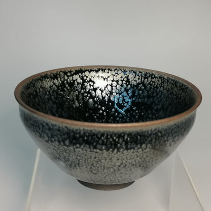 Sun Jianxing Oil Drop Jianzhan Tenmoku Cha-wan SJX037｜Jian Ware Tea Bowl with Certificate｜孙建兴 油滴盏
