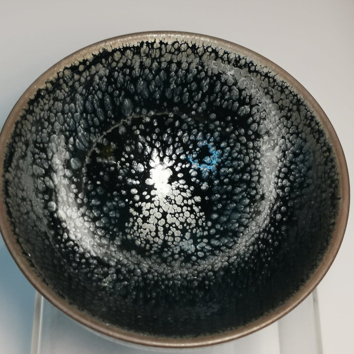 Sun Jianxing Oil Drop Jianzhan Tenmoku Cha-wan SJX037｜Jian Ware Tea Bowl with Certificate｜孙建兴 油滴盏