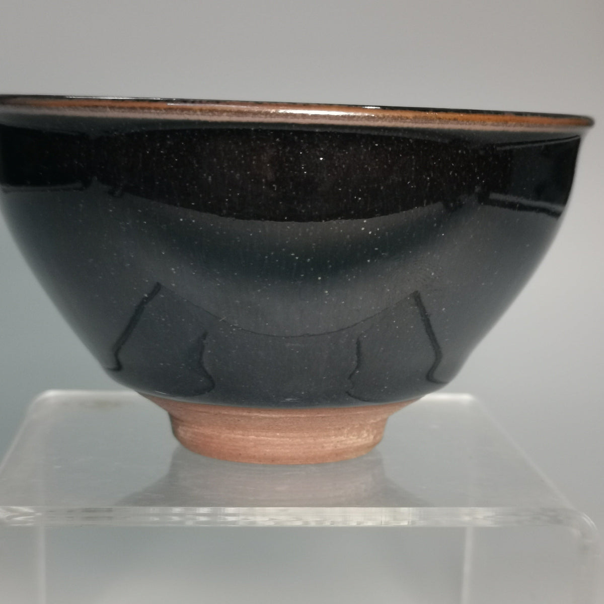 Sun Jianxing Wujin Blue Jianzhan Tenmoku Cha-wan SJX033｜Jian Ware Tea Bowl with Certificate｜孙建兴 乌金蓝盏