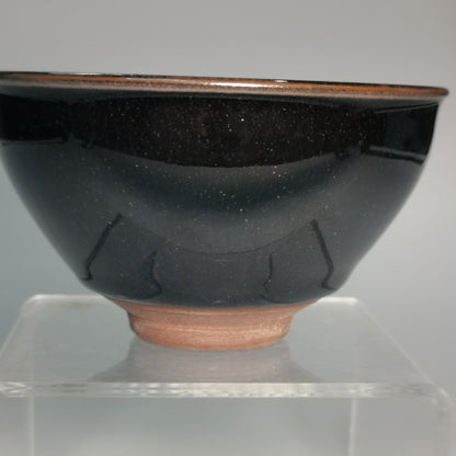 Sun Jianxing Wujin Blue Jianzhan Tenmoku Cha-wan SJX033｜Jian Ware Tea Bowl with Certificate｜孙建兴 乌金蓝盏