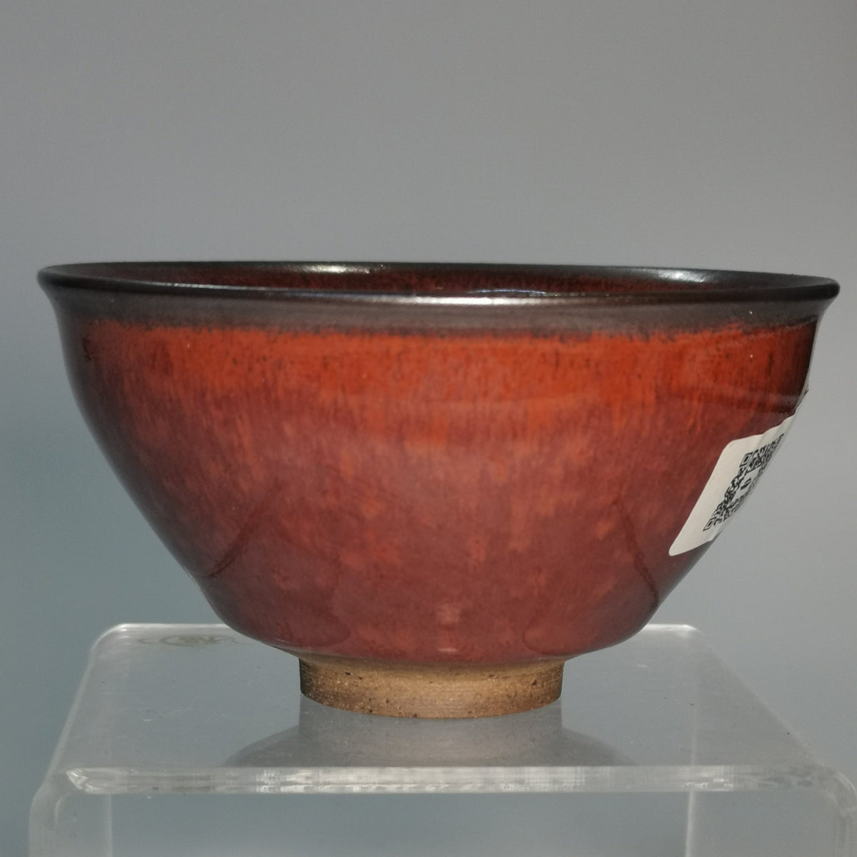 Sun Jianxing PERSIMMON RED Jianzhan Tenmoku Cha-wan SJX035｜Jian Ware Tea Bowl with Certificate｜孙建兴 柿红盏