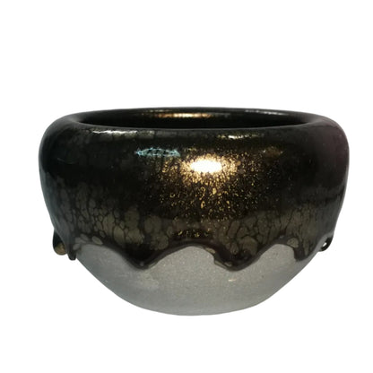 Huang Meijin Golden Oil Drop Xingyun Small Bowl Jianzhan Tenmoku Cha-wan HMJ039｜Jian Ware Tea Bowl with Certificate｜黄美金 金油滴星云小钵