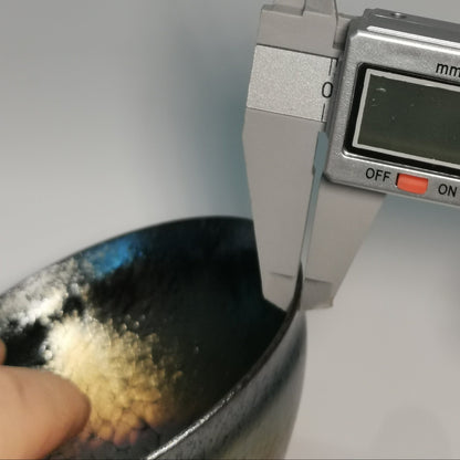 Liu Zilong Rainbow Thin-Wall Jianzhan Tenmoku Cha-wan LZL042｜Iridescent Jian Ware Tea Bowl with Certificate｜刘子龙 彩虹薄胎盏