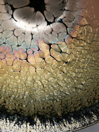 Liu Zilong Rainbow Thin-Wall Jianzhan Tenmoku Cha-wan LZL042｜Iridescent Jian Ware Tea Bowl with Certificate｜刘子龙 彩虹薄胎盏