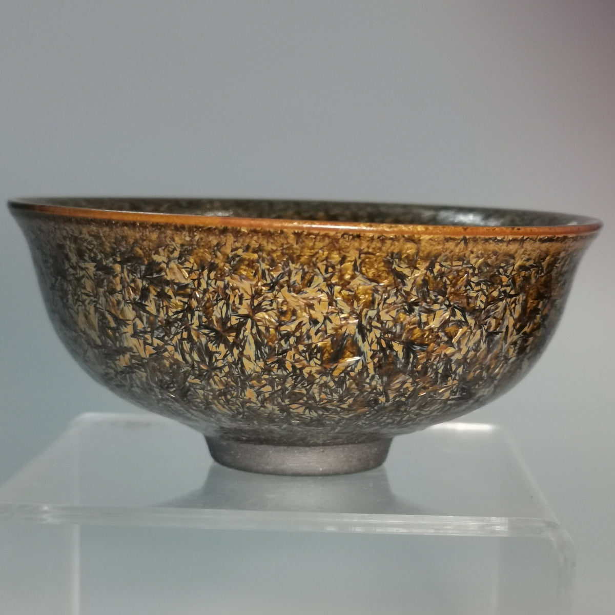 Xu Yafeng Jianzhan Tenmoku Cha-wan｜Jin Xiu Fei Niao Wood-Fired Jian Ware｜中国工艺美术大师 徐亚凤 · 锦绣飞鸟 百花盏