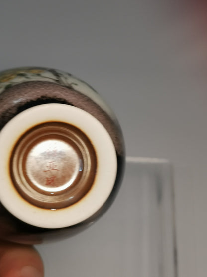 Xu Yafeng Jingdezhen Porcelain Tea Cup – Loquat & Magpie｜中国工艺美术大师 徐亚凤 · 枇杷喜鹊 闻香杯