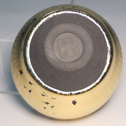 Li Ying Golden Jianzhan Offering Bowl LY047｜Gold Glaze Jian Ware with Certificate｜李英 金钵 盏