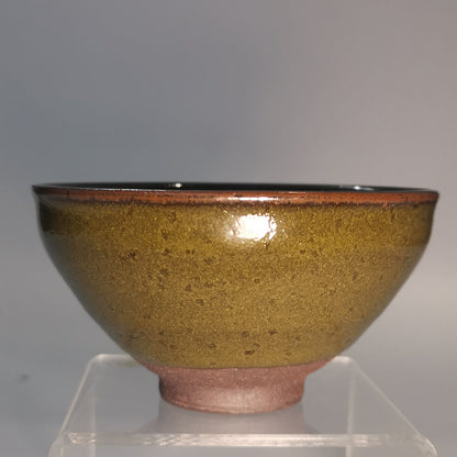Sun Jianxing Tea-Dust Wood-Fired Jianzhan Tenmoku Cha-wan SJX036｜Tea-Dust Glaze Jian Ware Tea Bowl with Certificate｜孙建兴 柴烧茶末盏