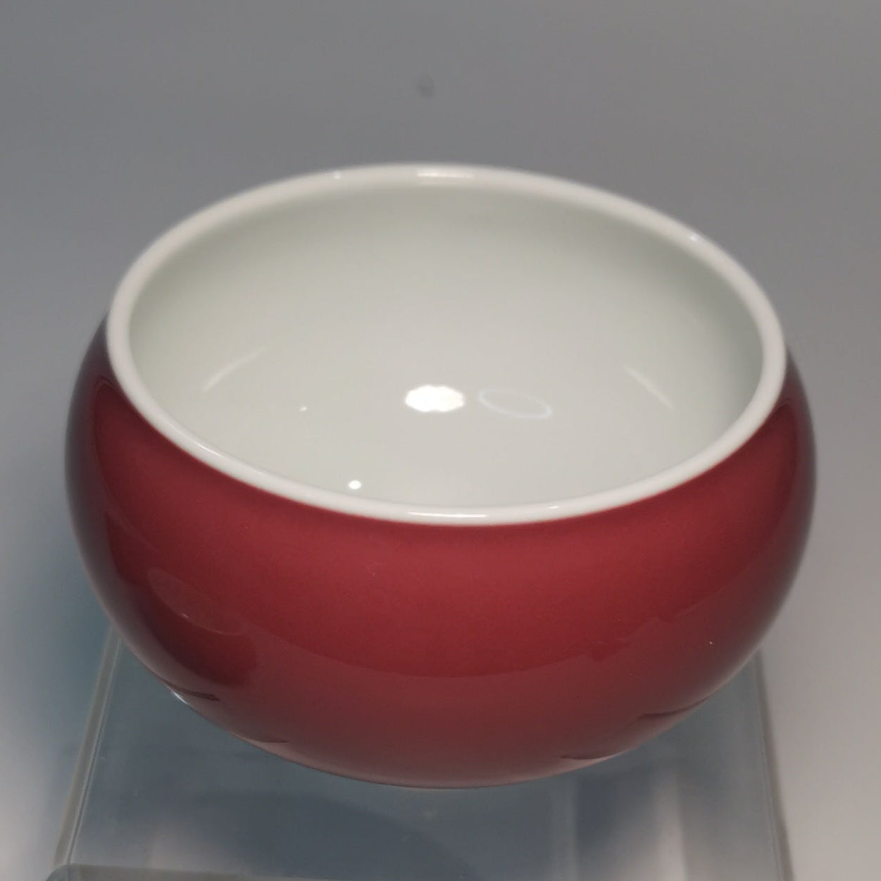 Fu Lu Shuang Zhi Warm Red Porcelain Cup Pair by Xiu Guangming｜2024 BRICS Official Event Gift｜修光明 福禄双至 暖红 福禄对杯