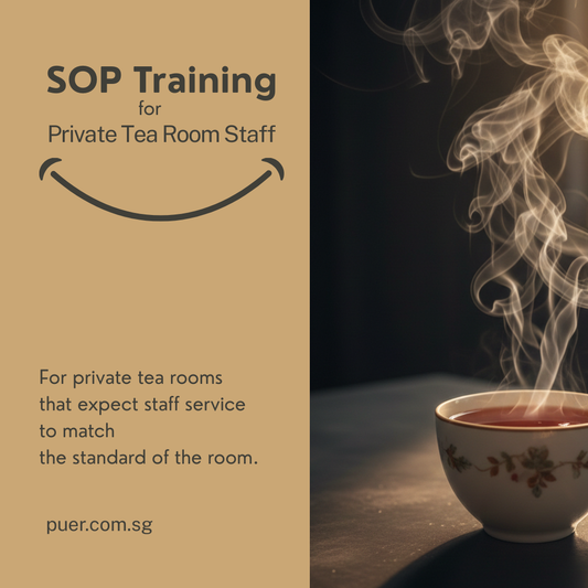 Private Tea Room Staff SOP Training, Starting from S$1,800