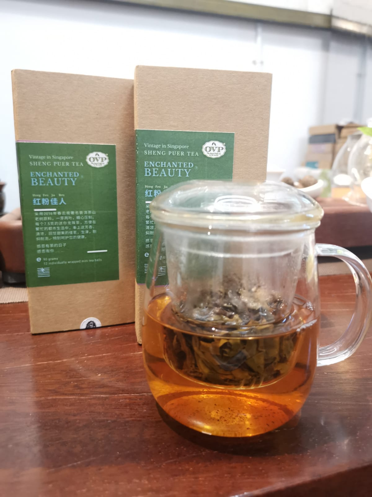 ENCHANTED BEAUTY® Old Village PuEr Tea Dragon Peals 12s a box