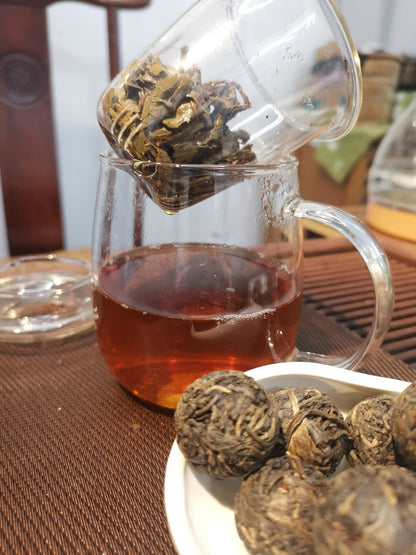 ENCHANTED BEAUTY® Old Village PuEr Tea Dragon Peals 12s a box