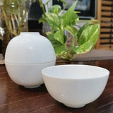 White Porcelain Ruochenuo (Ping Pong Cup) – A Masterpiece of Traditional Chinese Tea Ware