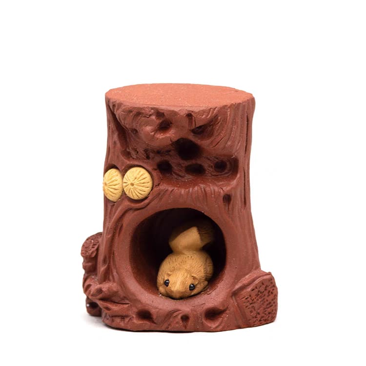 Zisha tea assy - Lid holder / Tea pet壶承 / 盖置 树桩