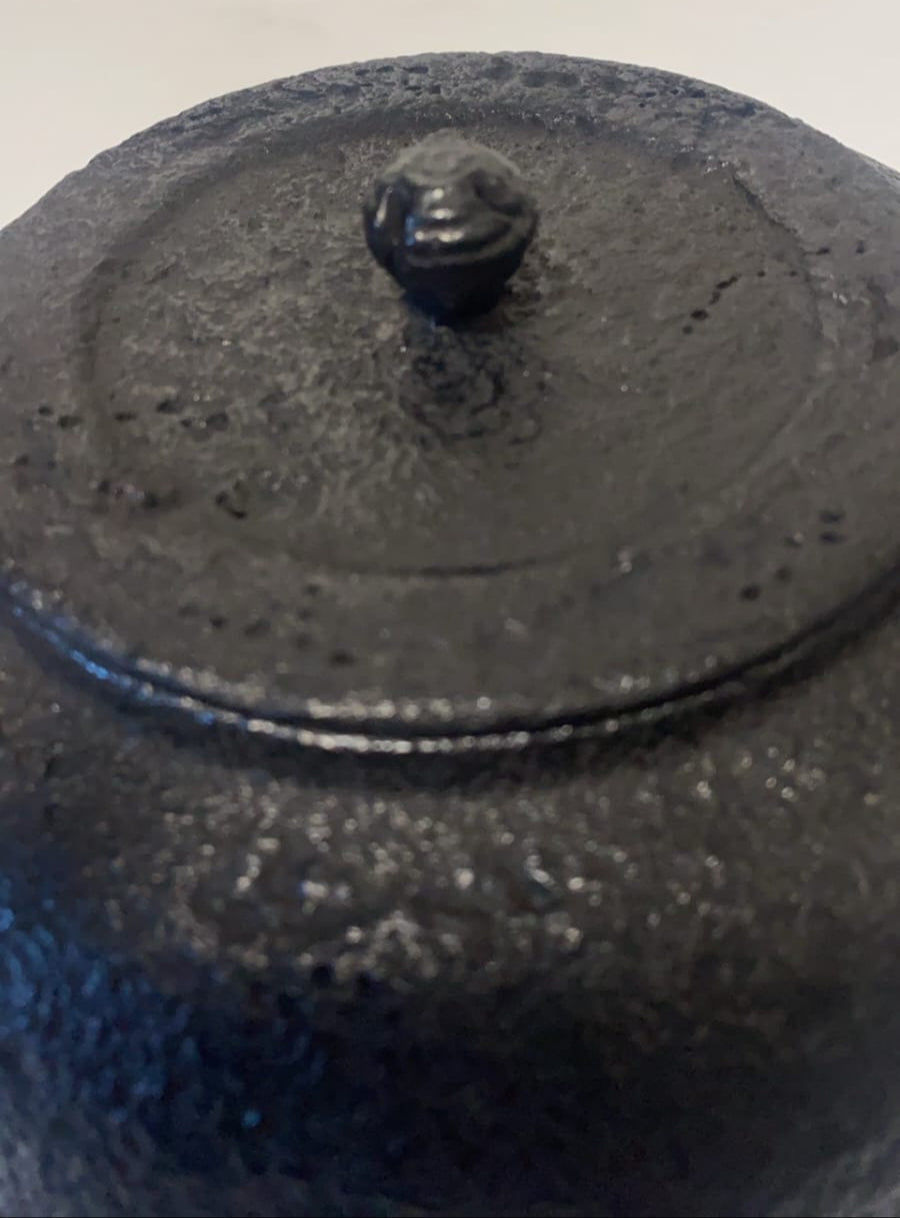 Japan Nanbu Tetsubin, Koizumi Nizaemon, Yuzu Gata 日本南部铁瓶，御釜屋 小泉仁左衛門 十一代 柚子形 供箱