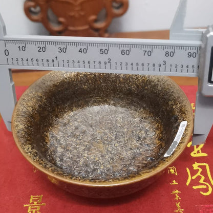 Xu Yafeng Jianzhan Tenmoku Cha-wan｜Jin Xiu Fei Niao Wood-Fired Jian Ware｜中国工艺美术大师 徐亚凤 · 锦绣飞鸟 百花盏