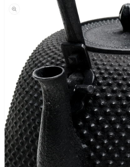 Japan Nanbu Tetsubin, Koizumi Nizaemon, Araremon-nanbugata-tetsubin 日本南部铁瓶，霰文南部形 御釜屋 小泉仁左衛門 十一代  供箱