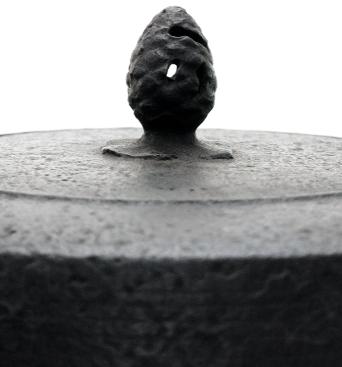 Japan Nanbu Tetsubin, Koizumi Nizaemon, Ubaguchi-Mozuyagata-tetsubin 日本南部铁瓶，御釜屋 小泉仁左衛門 十一代 姥口万代屋形 鉄瓶 供箱