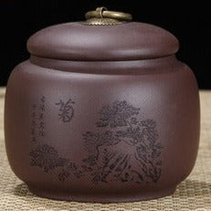 Zisha tea caddy / container, Small (approx. 300g loose leaves)