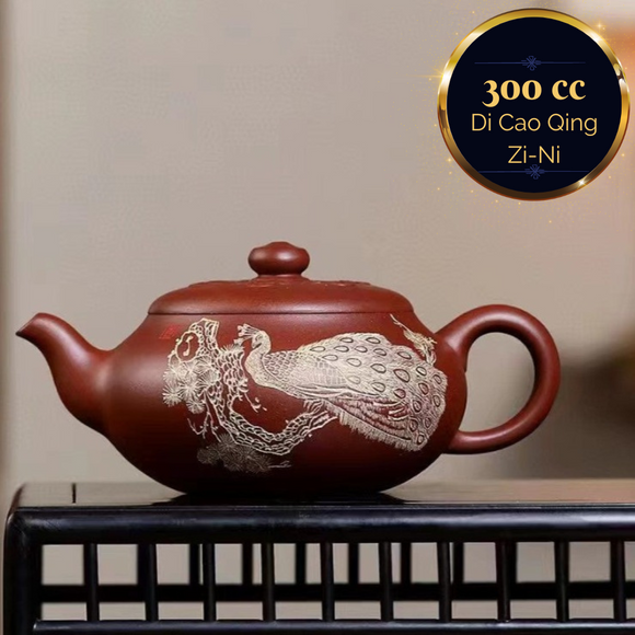 Zisha teapot Xiang Yun, handmade by artist Level 2, MU Ming-Long 穆明龙（L2-2019）底槽清 祥云