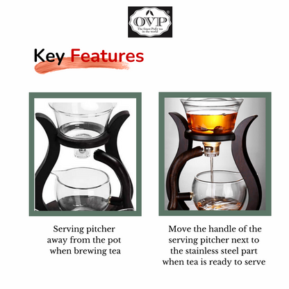 Semi-auto Borosilicate glass brewing set (150ml)