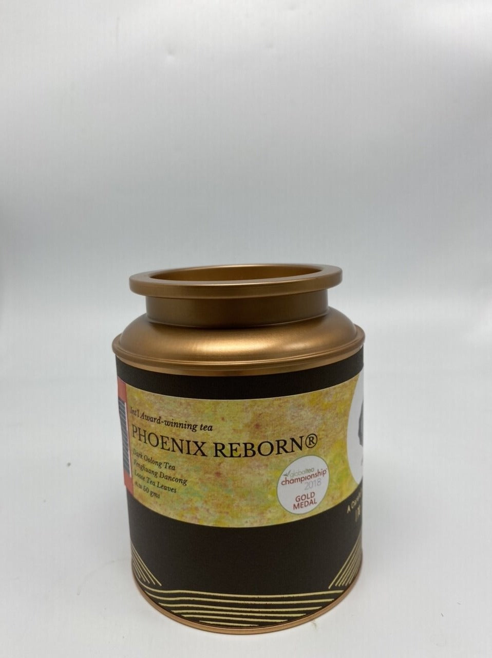 凤凰重生 · 凤凰单丛茶（广东乌龙）OVP Phoenix Reborn® Dark Oolong loose leave in gift tin Global Tea Championship Award 2018.