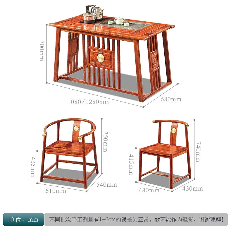 African rosewood Tea Table Set