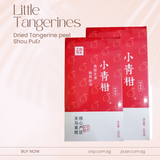 Little Tangerines (Xiao QingGan), Sun-dried citrus skin dark PuEr tea, 100gm per box