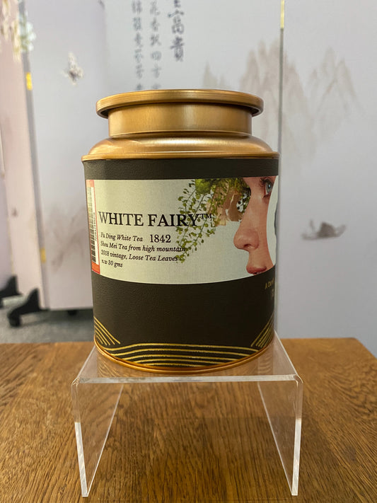 白色仙子 · White Fairy™ 2018 福鼎寿眉白茶（磻溪高山）1843 OVP White Fairy™ 2018 Fu Ding Shou Mei White Tea (Panxi High Mountain) | Loose Tea in Tin
