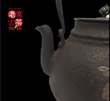 Japan Kyoto Tetsubin, Rynbundo 日本京都老铁瓶，龍文堂 牡丹百合 - Old Village Puer 老寨古茶
