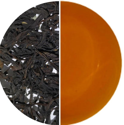 OVP Premium Oolng Tea Da Hong Pao ( Scarlet Robe tea) Loose Tea in Tin with wooden gift box, Vintage 1983 - Old Village Puer 老寨古茶