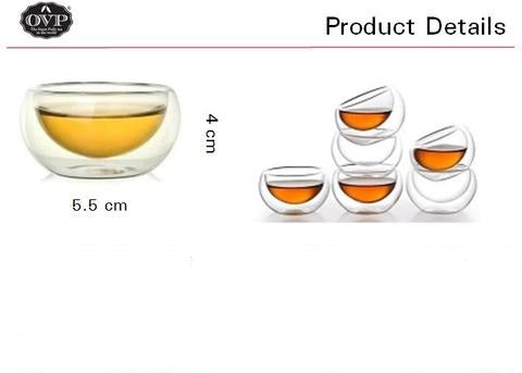 Double-walled Borosilicate Glass Cup (50ml)